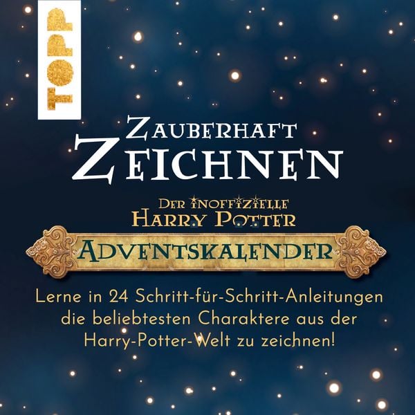 Produktbild: Zauberhaft Zeichnen. Der inoffizielle Harry Potter Adventskalender