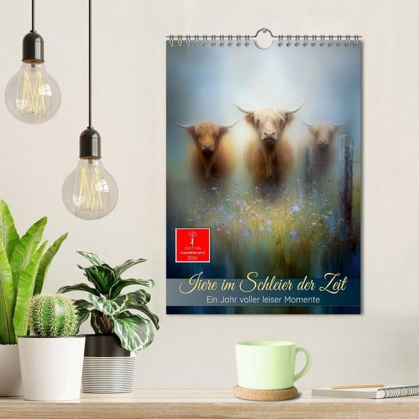 Produktbild: Tiere im Schleier der Zeit (Wandkalender 2026 DIN A4 hoch), CALVENDO Monatskalender