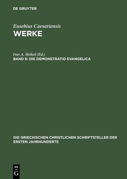 Produktbild: Die Demonstratio Evangelica