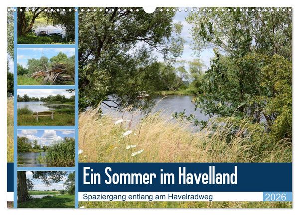 Ein Sommer im Havelland - Spaziergang entlang am Havelradweg (Wandkalender 2026 DIN A3 quer), CALVENDO Monatskalender