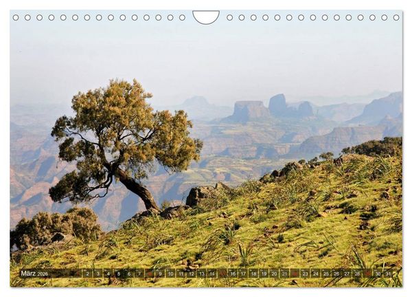 Produktbild: &Auml;thiopien, urspr&uuml;ngliches Afrika (Wandkalender 2026 DIN A4 quer), CALVENDO Monatskalender