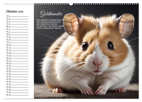Produktbild: F&uuml;r pfiffige Kids- Haus- und Hoftiere (Wandkalender 2026 DIN A2 quer), CALVENDO Monatskalender
