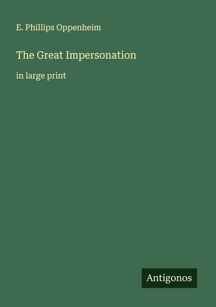 Produktbild: The Great Impersonation
