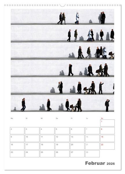 Produktbild: Wall People - Bilderserie von Eka Sharashidze (hochwertiger Premium Wandkalender 2026 DIN A2 hoch), Kunstdruck in Hochglanz
