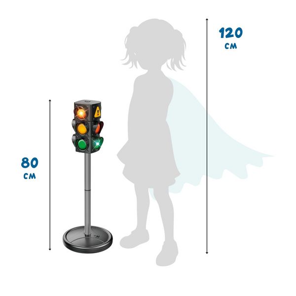 Produktbild: alldoro - Verkehrsampel mit Licht und Sound, 80 cm hoch