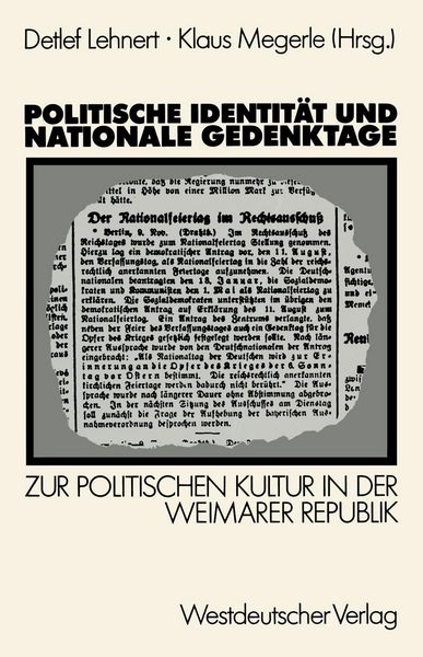 Produktbild: Politische Identit&auml;t und nationale Gedenktage
