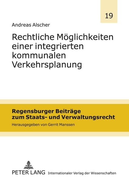 Produktbild: Rechtliche M&ouml;glichkeiten einer integrierten kommunalen Verkehrsplanung