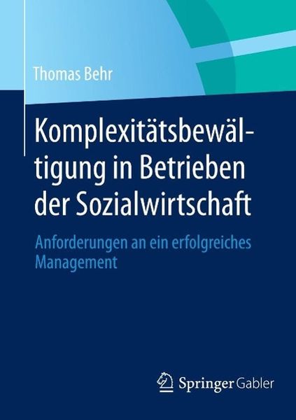 Produktbild: Komplexit&auml;tsbew&auml;ltigung in Betrieben der Sozialwirtschaft