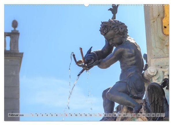 Produktbild: Augsburger Wasser (hochwertiger Premium Wandkalender 2026 DIN A2 quer), Kunstdruck in Hochglanz