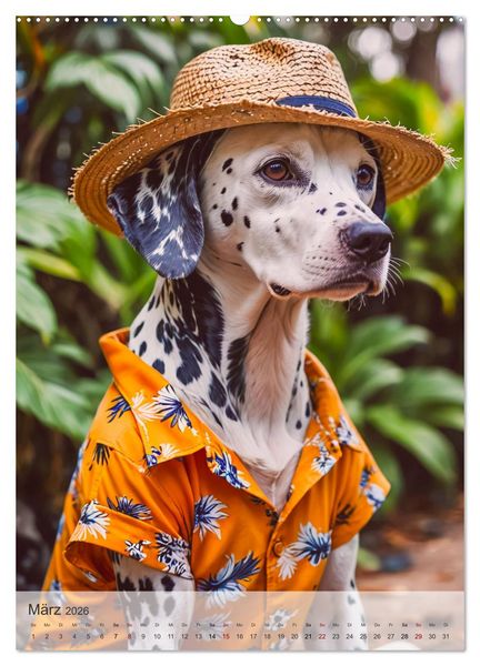 Produktbild: Hot Dogs - Fashion Victims (hochwertiger Premium Wandkalender 2026 DIN A2 hoch), Kunstdruck in Hochglanz