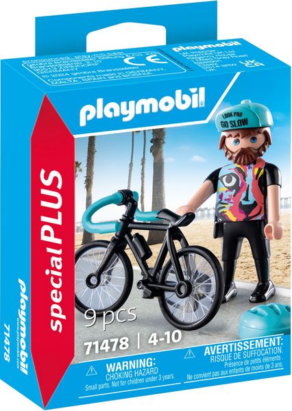 Produktbild: PLAYMOBIL 71478 Rennradfahrer Paul