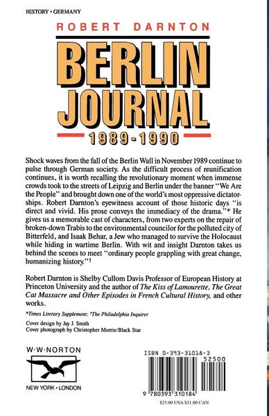 Produktbild: Berlin Journal, 1989-1990