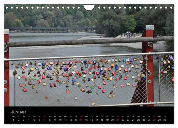 Produktbild: Die Isar - Von Scharnitz bis M&uuml;nchen (Wandkalender 2026 DIN A4 quer), CALVENDO Monatskalender