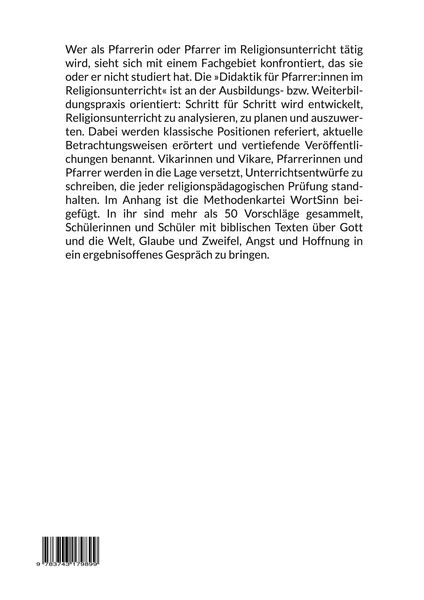 Produktbild: Didaktik f&uuml;r Pfarrer:innen im Religionsunterricht