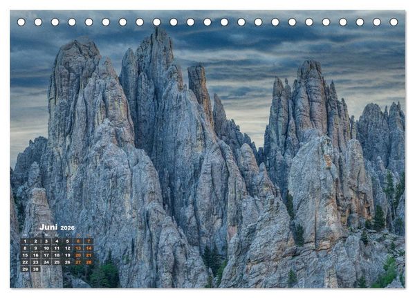 Produktbild: Kraftpl&auml;tze der Indianer (Tischkalender 2026 DIN A5 quer), CALVENDO Monatskalender