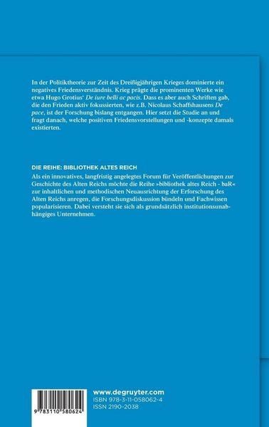 Produktbild: "Vom Frieden" im Drei&szlig;igj&auml;hrigen Krieg