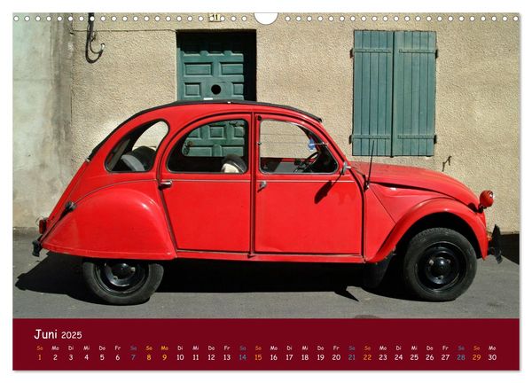 Produktbild: Citroen 2 CV Kult um die Ente (Wandkalender 2025 DIN A3 quer), CALVENDO Monatskalender