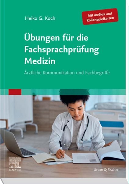 Produktbild: &Uuml;bungen f&uuml;r die Fachsprachpr&uuml;fung Medizin (Mit Audios und Rollenspielkarten)