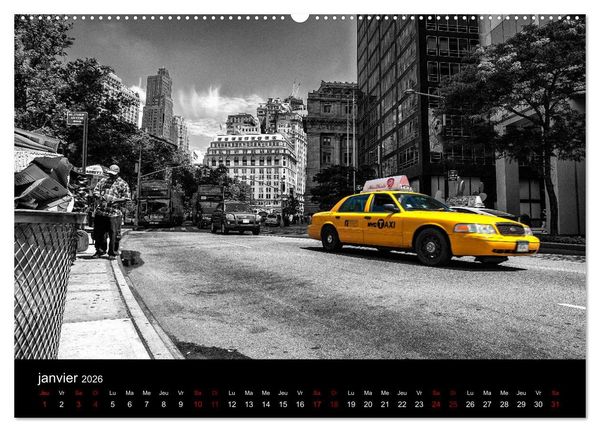 Produktbild: Balade New-Yorkaise, Manhattan (Calendrier mural 2026 DIN A2 vertical) calendrier de bureau