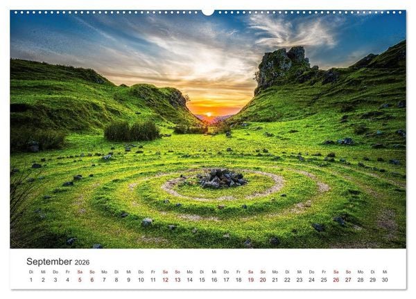 Produktbild: Schottland - Eine eindrucksvolle Reise in ein wundersch&ouml;nes Land. (hochwertiger Premium Wandkalender 2026 DIN A2 quer), Kunstdruck in Hochglanz