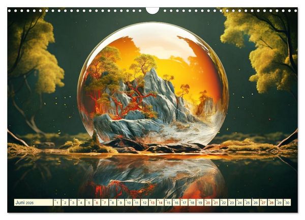 Produktbild: Sph&auml;renwelten (Wandkalender 2026 DIN A3 quer), CALVENDO Monatskalender