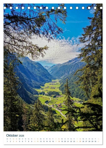 Produktbild: Sommer in &Ouml;sterreich - sonnige Tage in den Bergen (Tischkalender 2026 DIN A5 hoch), CALVENDO Monatskalender