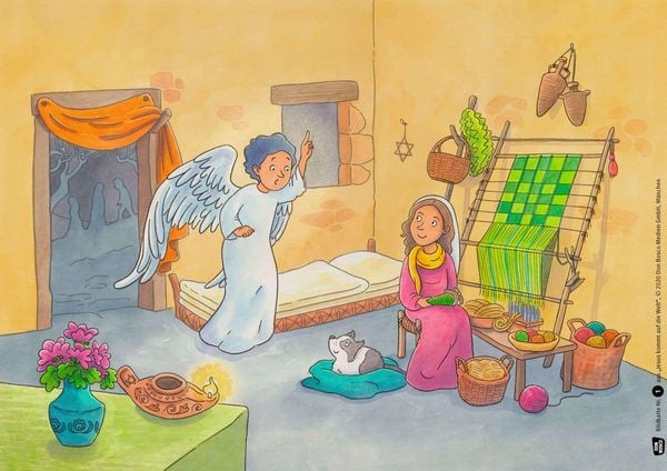 Produktbild: Jesus kommt auf die Welt. Kamishibai Bildkartenset.