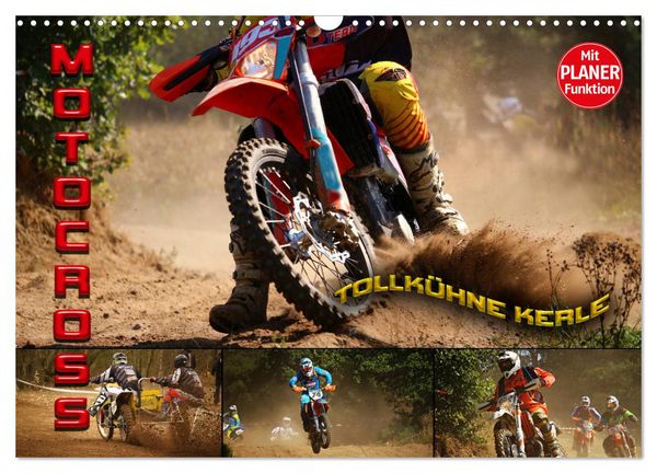 Produktbild: Motocross - tollk&uuml;hne Kerle (Wandkalender 2026 DIN A3 quer), CALVENDO Monatskalender
