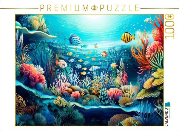 Produktbild: CALVENDO Puzzle Korallenriff | 1000 Teile Lege-Gr&ouml;&szlig;e 64x48cm Foto-Puzzle f&uuml;r gl&uuml;ckliche Stunden