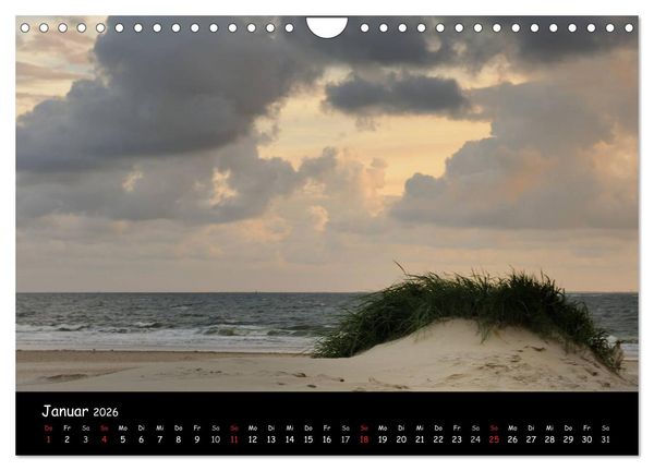 Produktbild: Strandimpressionen von der Nordsee (Wandkalender 2026 DIN A4 quer), CALVENDO Monatskalender