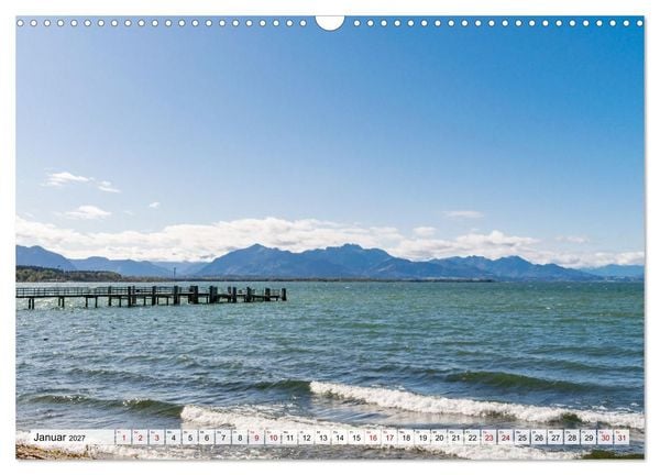 Produktbild: Urlaubsregion Bayern (Wandkalender 2027 DIN A3 quer), CALVENDO Monatskalender