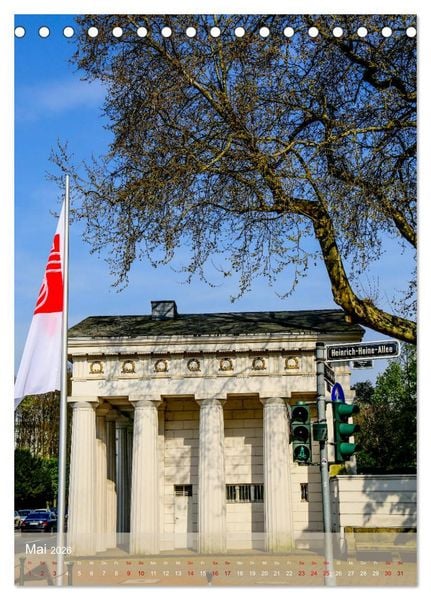 Produktbild: Ein Spaziergang durch D&uuml;sseldorf (Tischkalender 2026 DIN A5 hoch), CALVENDO Monatskalender