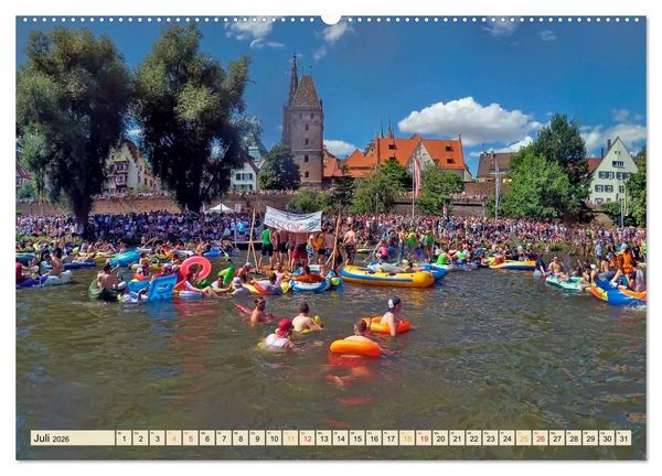 Produktbild: B&uuml;hne frei f&uuml;r Ulm an der Donau (hochwertiger Premium Wandkalender 2026 DIN A2 quer), Kunstdruck in Hochglanz