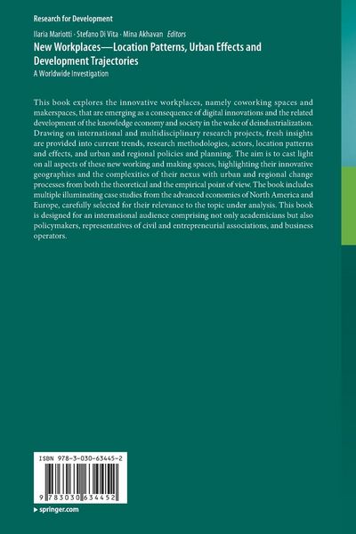 Produktbild: New Workplaces&mdash;Location Patterns, Urban Effects and Development Trajectories