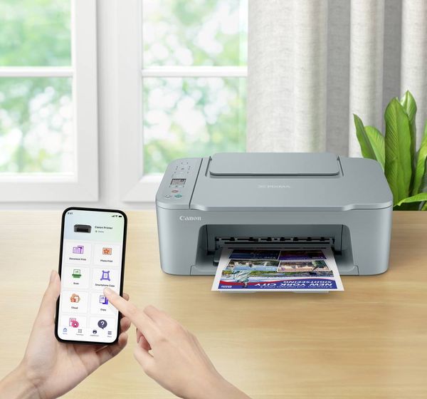 Produktbild: Canon PIXMA TS3752I EUR BL Multifunktionsdrucker Tintenstrahl Farbe A4 Drucker, Scanner, Kopierer Duplex, USB, WLAN