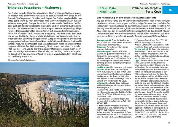 Produktbild: ROTHER Wanderf&uuml;hrer Portugal S&uuml;d: Rota Vicentina. Alle Etappen des Fischerwegs und des Historischen Wegs &ndash; mit 13 zus&auml;tzlichen Rundtouren
