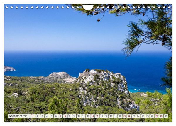 Produktbild: Rhodos und Symi (Wandkalender 2026 DIN A4 quer), CALVENDO Monatskalender