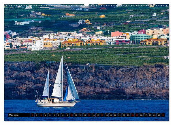 Produktbild: La Palma - Landschaften und Meer (Wandkalender 2026 DIN A2 quer), CALVENDO Monatskalender