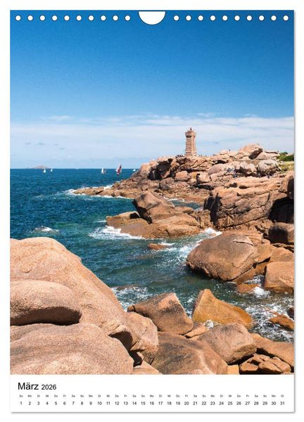 Produktbild: Du sch&ouml;ne Bretagne (Wandkalender 2026 DIN A4 hoch), CALVENDO Monatskalender