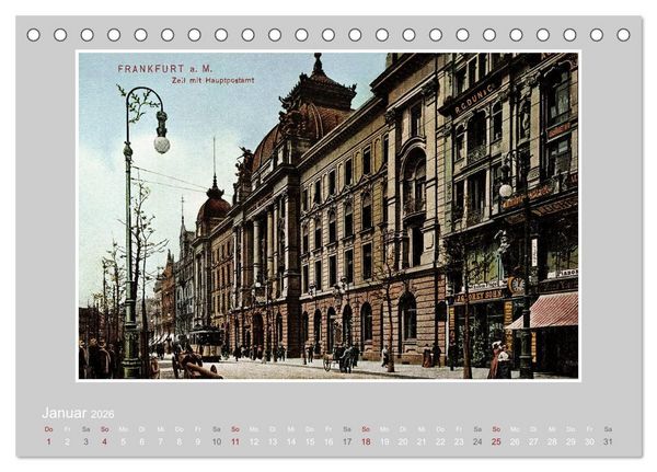Produktbild: Es war einmal... in Frankfurt (Main) (Tischkalender 2026 DIN A5 quer), CALVENDO Monatskalender