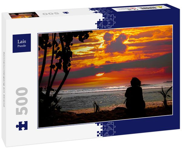 Lais Puzzle Sonnenuntergang am Strand 500 Teile