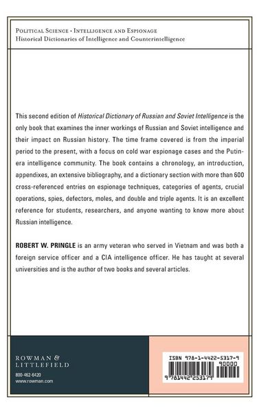 Produktbild: Historical Dictionary of Russian and Soviet Intelligence