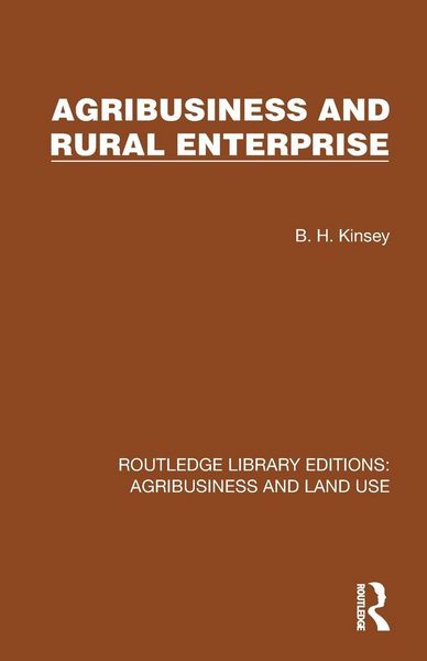 Produktbild: Agribusiness and Rural Enterprise