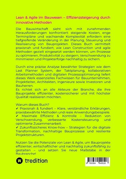 Produktbild: Lean & Agile im Bauwesen