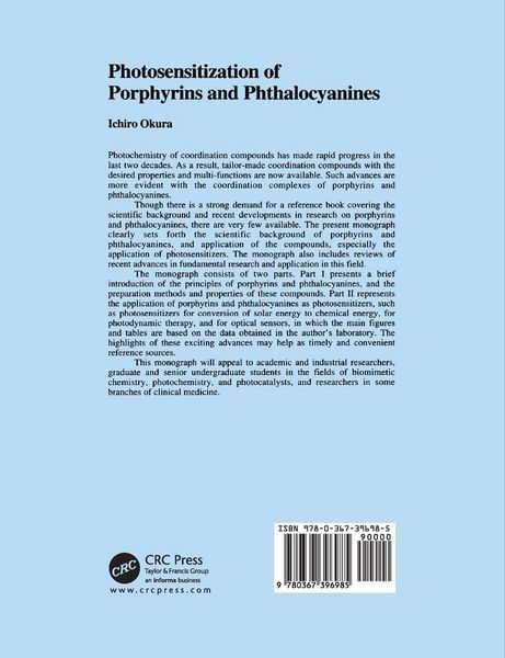 Produktbild: Photosensitization of Porphyrins and Phthalocyanines