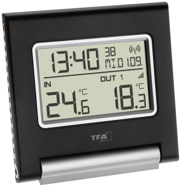 Produktbild: TFA Dostmann SPOT Funk-Thermometer digital Schwarz 30.3030.01
