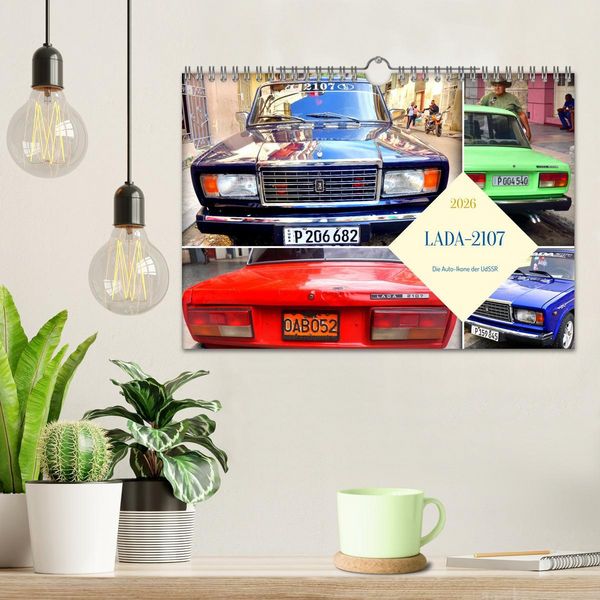 Produktbild: LADA-2107 - Die Auto-Ikone der UdSSR (Wandkalender 2026 DIN A4 quer), CALVENDO Monatskalender