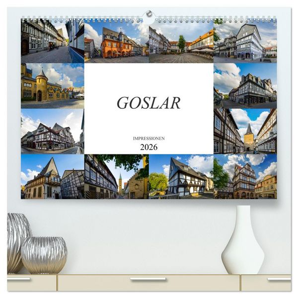 Produktbild: Goslar Impressionen (hochwertiger Premium Wandkalender 2026 DIN A2 quer), Kunstdruck in Hochglanz