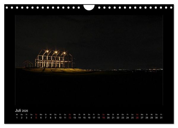 Produktbild: Extraschicht im Ruhrgebiet - Nachts ist es nicht dunkel! (Wandkalender 2026 DIN A4 quer), CALVENDO Monatskalender
