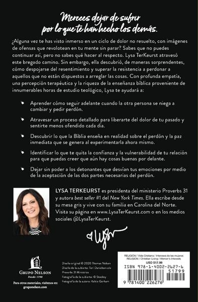 Produktbild: Perdona lo que no puedes olvidar